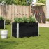 Jardinera de madera maciza de pino negro 100x50