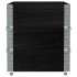Jardinera de madera maciza de pino negro 100x50