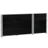 Jardinera de madera maciza de pino negro 100x50