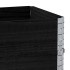 Jardinera de madera maciza de pino negro 100x50