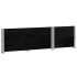 Jardinera de madera maciza de pino negro 100x50