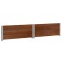 Jardinera de madera maciza de pino marrón 100x100