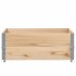 Jardinera de madera maciza de pino 100x100