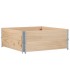 Jardinera de madera maciza de pino 100x100