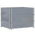Jardinera de madera maciza de pino gris 80x60