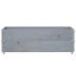 Jardinera de madera maciza de pino gris 120x80
