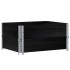 Jardinera de madera maciza de pino negro 80x60