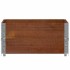Jardinera de madera maciza de pino marrón 80x60