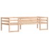 Estructura de cama para niños madera maciza de pino 75x190
