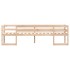 Estructura de cama para niños madera maciza de pino 75x190
