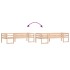 Estructura de cama para niños madera maciza de pino 75x190