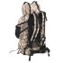 Mochila de senderismo tela oxford marrón camuflaje 60