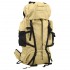 Mochila de senderismo tela oxford caqui 60