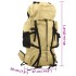 Mochila de senderismo tela oxford caqui 60