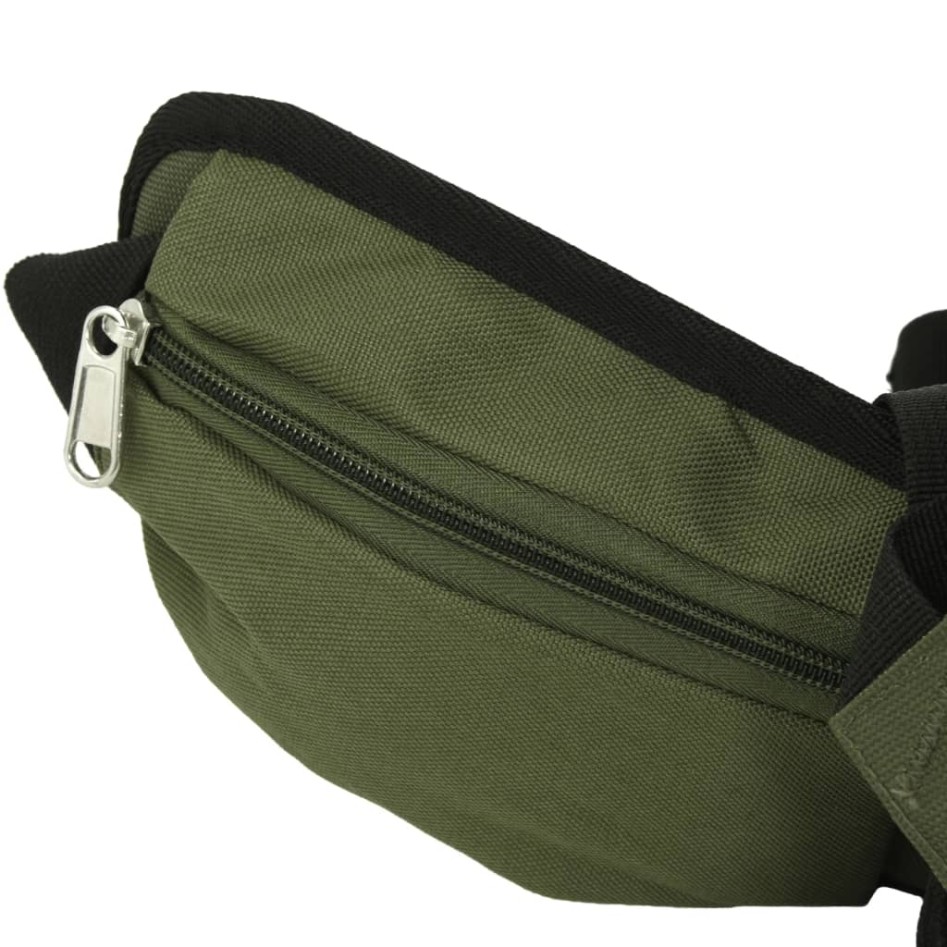 Mochila de senderismo tela oxford verde militar 80