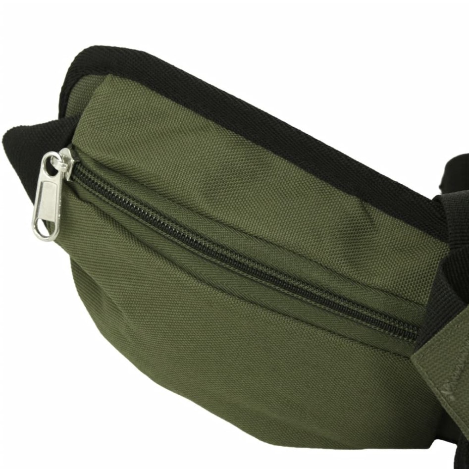 Mochila de senderismo tela oxford verde militar 100