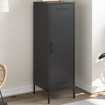Aparador de acero negro 36x39x113 cm