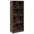 Estantería madera de ingeniería marrón roble 57x28,5x141