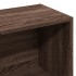 Estantería madera de ingeniería marrón roble 57x28,5x141