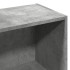 Estantería madera de ingeniería gris hormigón 57x28,5x141