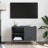 Mueble de TV acero gris antracita 68x39x50,5