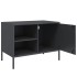Mueble de TV acero gris antracita 68x39x50,5