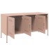 Mueble de TV de acero rosa 100,5x39x50,5