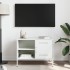 Mueble de TV de acero blanco 68x39x50,5