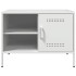 Mueble de TV de acero blanco 68x39x50,5