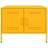 Mesa de centro acero amarillo mostaza 68x50x50,5
