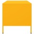 Mesa de centro acero amarillo mostaza 68x50x50,5