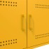 Mesa de centro acero amarillo mostaza 68x50x50,5