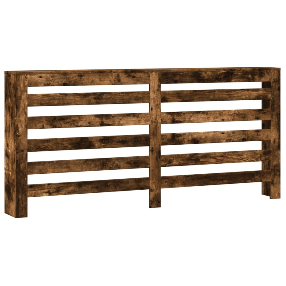 Cubierta de radiador madera color roble ahumado 175x20x82