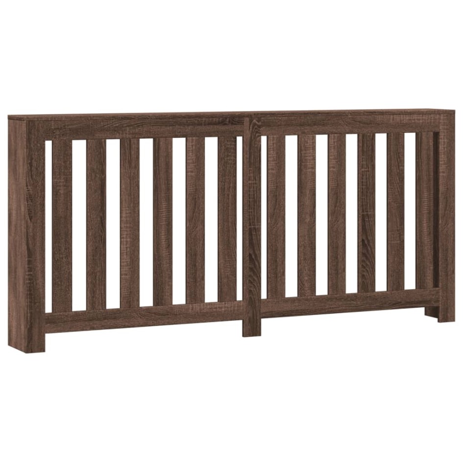 Cubierta de radiador madera ingeniería marrón roble