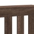 Cubierta de radiador madera ingeniería marrón roble
