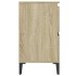 Armario de lavabo madera contrachapada roble Sonoma 80x33x60