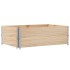 Collares de palets 2 unidades madera maciza de pino 120x80