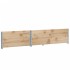 Collares de palets 2 unidades madera maciza de pino 120x80