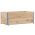 Collares de palets 2 unidades madera maciza de pino 100x50