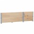 Collares de palets 2 unidades madera maciza de pino 100x50