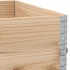 Collares de palets 2 unidades madera maciza de pino 100x100