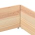 Collares de palets 2 unidades madera maciza de pino 150x100