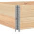 Collares de palets 2 unidades madera maciza de pino 150x100