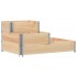 Arriate elevado de 3 niveles madera maciza de pino 120x80