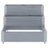 Arriate elevado de 3 niveles madera maciza pino gris 120x80