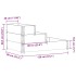 Arriate elevado de 3 niveles madera maciza pino gris 120x80