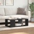 Mesa de centro madera de ingeniería negra 89,5x48x30