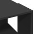 Mesa de centro madera de ingeniería negra 89,5x48x30