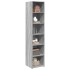 Aparador alto madera de ingeniería gris Sonoma 40x41x185
