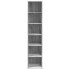 Aparador alto madera de ingeniería gris Sonoma 40x41x185